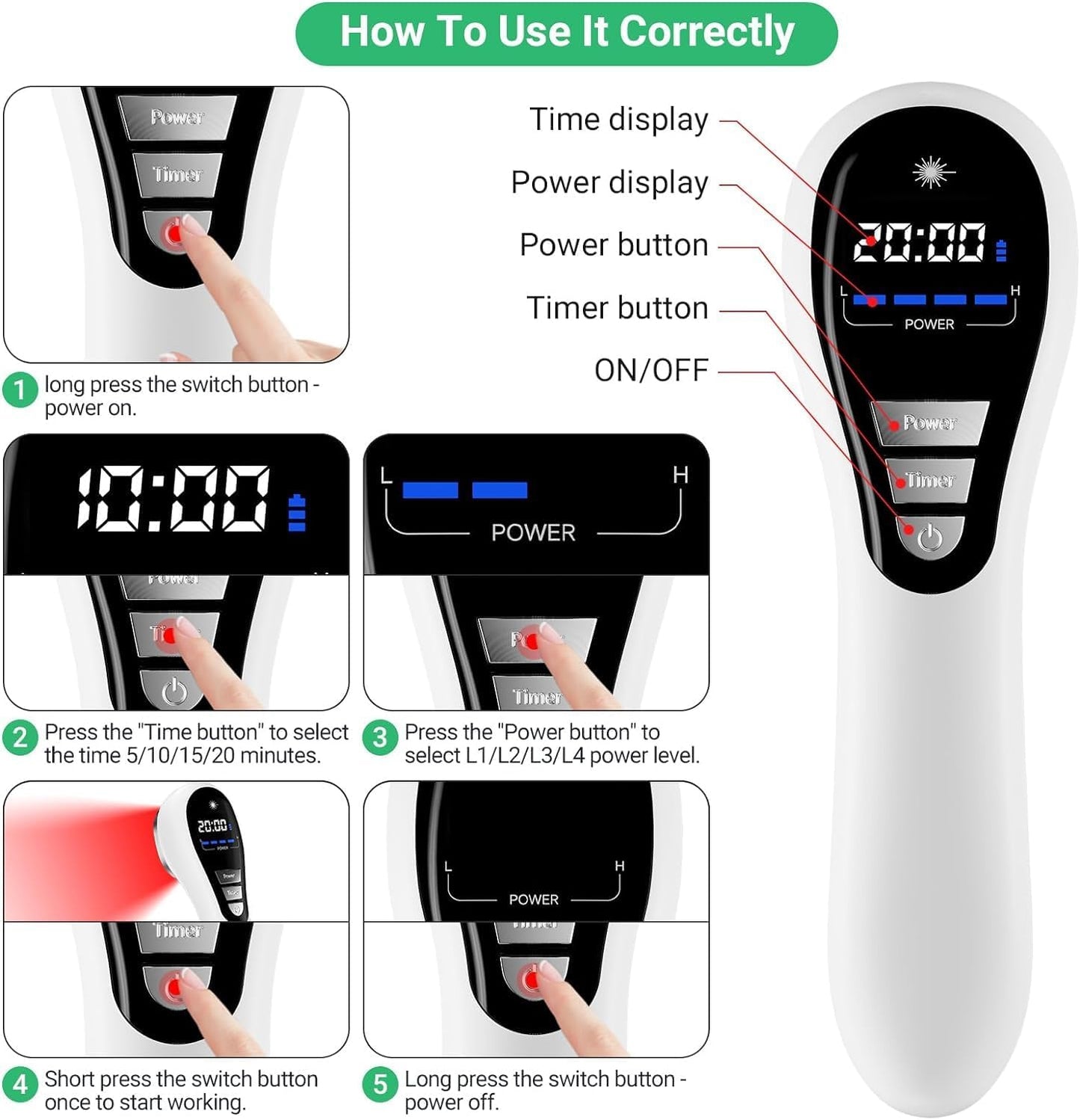 De krachtige Roodlicht Laser 2.0- De therapeut in je hand!